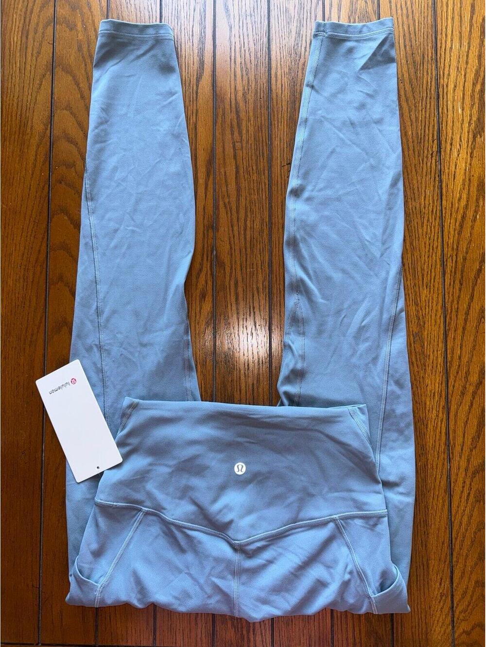Lululemon Align With Pockets High Rise 28” Steel Blue Size 6 NWT